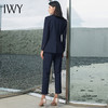 IWY/藏青色西装三件套西装西裤马甲都市时尚商务职业套装 CPM1486-ZL 商品缩略图3
