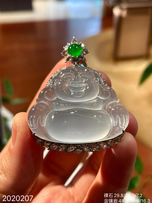 2020207，玻璃佛公吊坠。具体价格微信咨询 商品图1