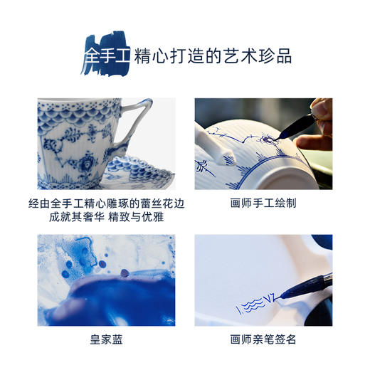 【ROYAL COPENHAGEN】皇家哥本哈根全蕾丝杯子手绘咖啡杯 商品图1