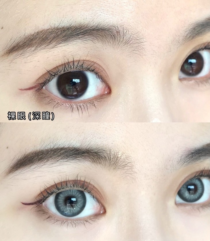 BREEZE年抛隐形眼镜 黑天鹅灰14.5mm 1副/2片-VVCON美瞳网8