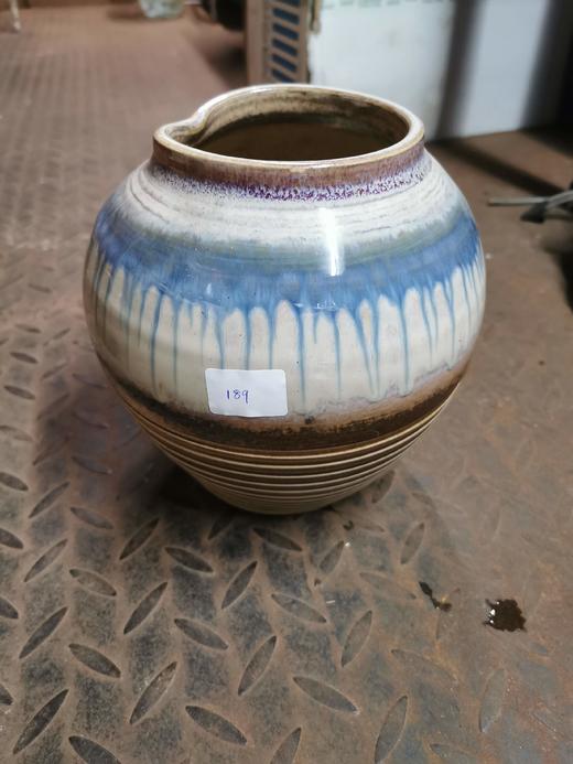 条纹泼墨花瓶 商品图0