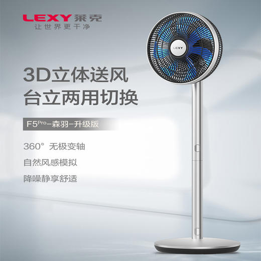 莱克F5空气循环扇电风扇落地扇大风力静音遥控家用台扇立式电扇WF42 商品图0