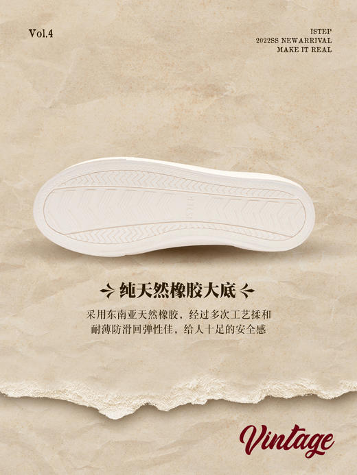 istep新品复古高尔夫网球鞋低帮帆布鞋板鞋男女款 商品图3