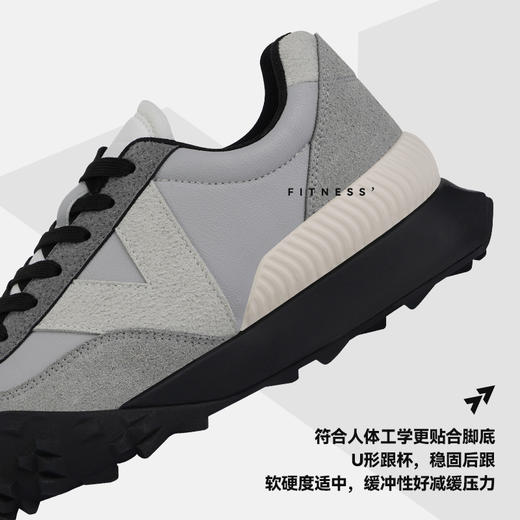 istep夏季新款女款休闲板鞋反绒拼接低帮鞋潮流百搭女鞋 商品图2