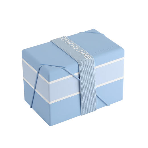 PZFH015 独角犀Rhinolife双层便当盒四件套 云霄蓝 商品图4