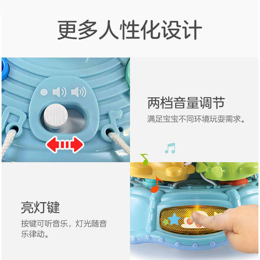 Vtech伟易达欢乐旋转木马游乐园过家家玩具旋转飞椅空中秋千婴幼儿礼品 商品图3