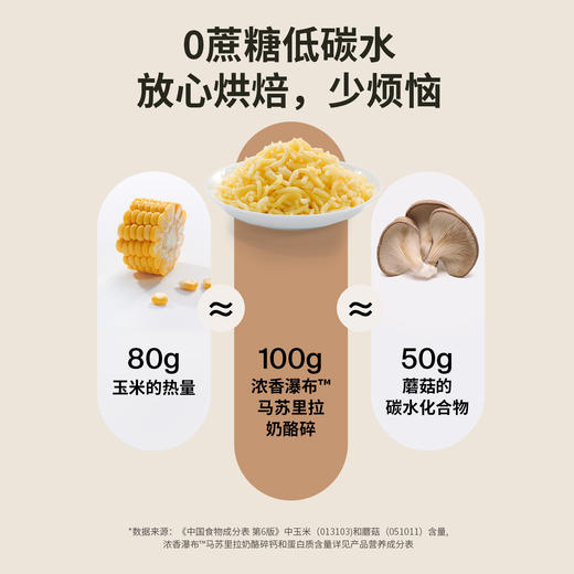 【VIP频道】浓香瀑布马苏里拉奶酪碎200g/袋 商品图4