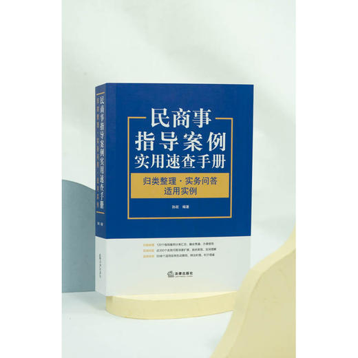 民商事指导案例实用速查手册 ：归类整理·实务问答·适用实例  孙政编著 商品图1