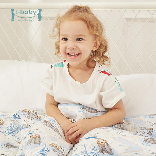 ibaby儿童恒温睡被 婴幼儿被子秋冬季盖被宝宝加厚款被褥空调被子 商品图2