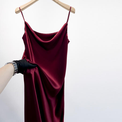 法式高级 性感气质醋酸吊带裙（高阶醋酸面料 #S222709 商品图1