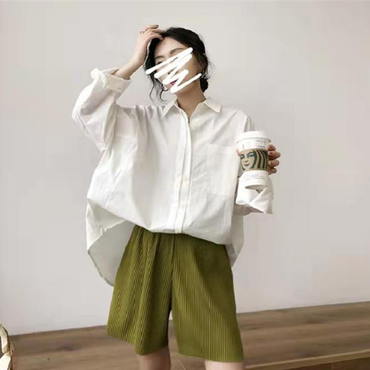 【39.9选2】三宅同款百褶短阔腿裤均码 （非质量问题不退不换） 商品图2