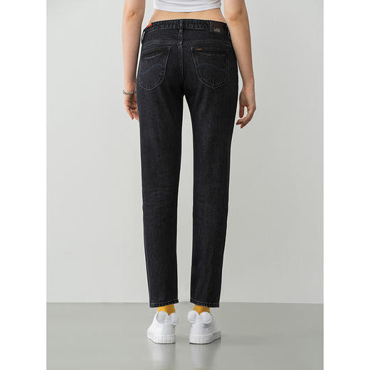 【尺码全】Lee都市骑士401版型标准小脚蓝色拼接女九分牛仔裤LWZ4015PN92L 商品图1