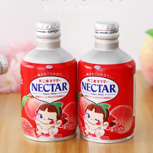 【7.8爱逛直播】四瓶！290ml不二家白桃果汁饮料 商品图1