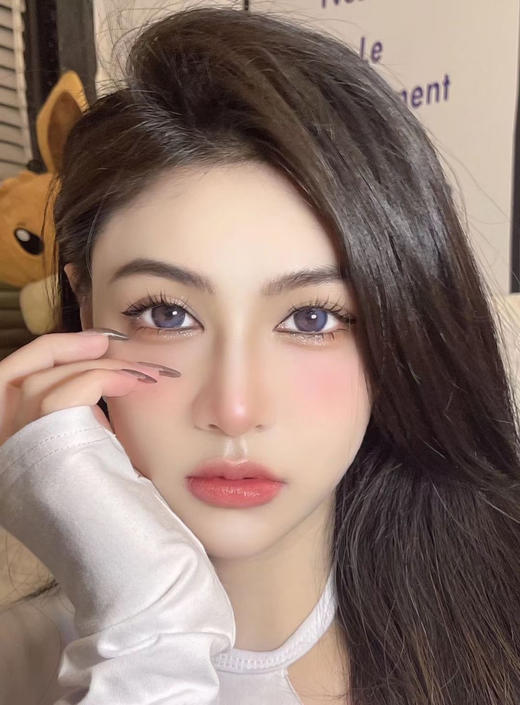 【大直径】Milcacon-M27梦幻蓝紫色14.5mm【年抛 0-1000度 含有525/575】 商品图2