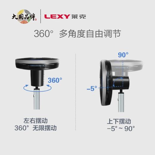 莱克F5空气循环扇电风扇落地扇大风力静音遥控家用台扇立式电扇WF42 商品图2