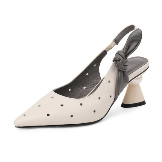 2022年夏季新时装尖头镂空高跟鞋女后空蝴蝶结单鞋  OLD-B526-529aa 商品图4