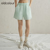 oldcolour宽松白色休闲短裤女夏新款纯棉百搭高级直筒裤通勤 商品缩略图0