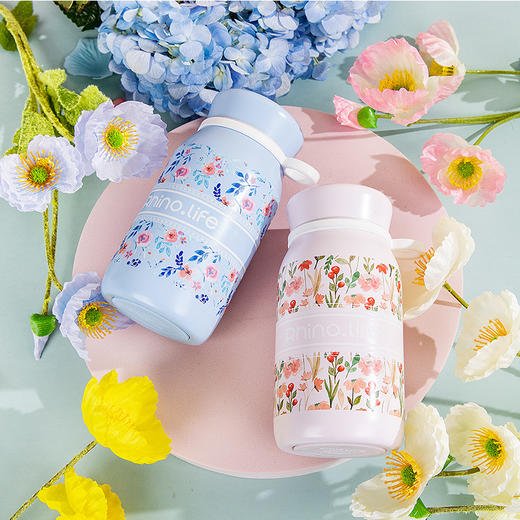 TD50201202 独角犀Rhinolife 繁花盛开系列提手杯 350mL 商品图9