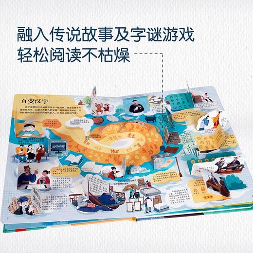 揭秘汉字翻翻书 乐乐趣揭秘华夏系列一辑3d立体书 看揭秘中国传统文化3-5-7-10岁少儿儿童亲子互动科普百科全书里面书 商品图4