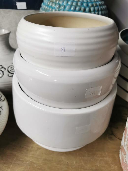 白色花瓶小 商品图0