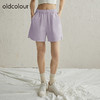 oldcolour宽松白色休闲短裤女夏新款纯棉百搭高级直筒裤通勤 商品缩略图3
