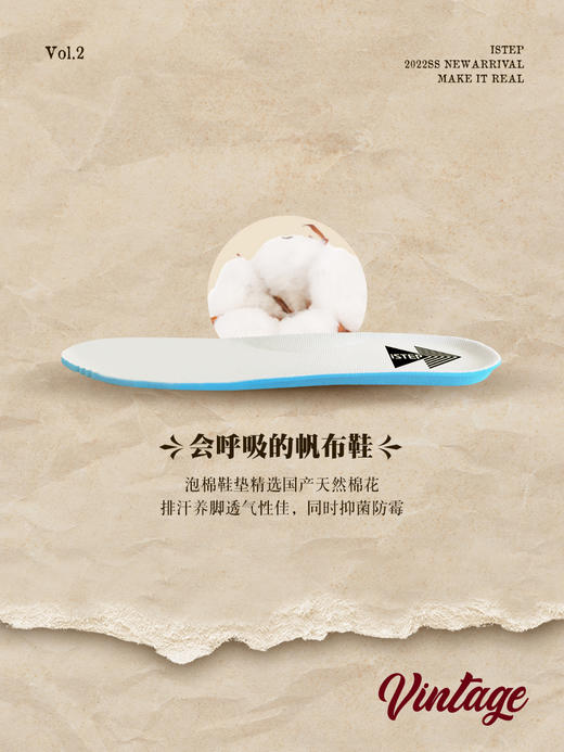 istep新品复古高尔夫网球鞋低帮帆布鞋板鞋男女款 商品图1