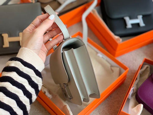 高定康康出货 〰️山羊皮珍珠灰 商品图6