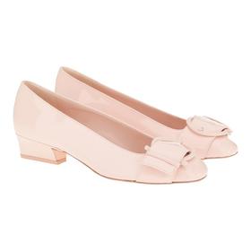 【特价商品不退不换】FERRAGAMO 菲拉格慕 高跟鞋  0751006-003 白色.牛皮革【鞋底有膜，试穿小心】（暂无品牌物料包装）