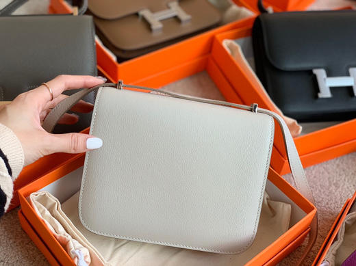 高定康康出货 〰️山羊皮珍珠灰 商品图3