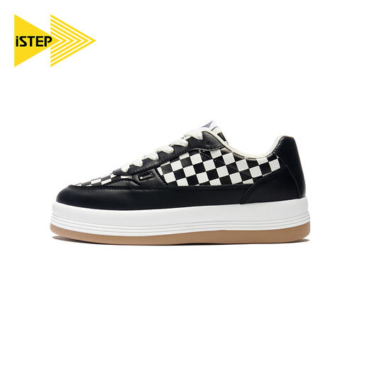 iSTEP新品厚底棋盘格面包鞋 商品图1