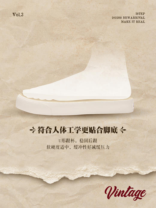 istep新品复古高尔夫网球鞋低帮帆布鞋板鞋男女款 商品图2