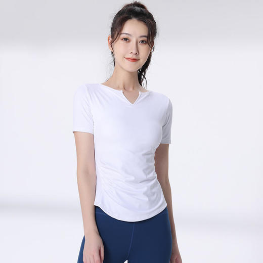 F202080梵蒂欧瑜伽短袖（含胸垫） 商品图2