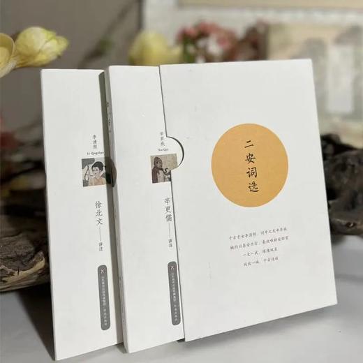 《二安词选》精装全2册| 千古才女李清照，词中之龙、豪放派鼻祖辛弃疾 词作精选（赠送书签两枚） 商品图1