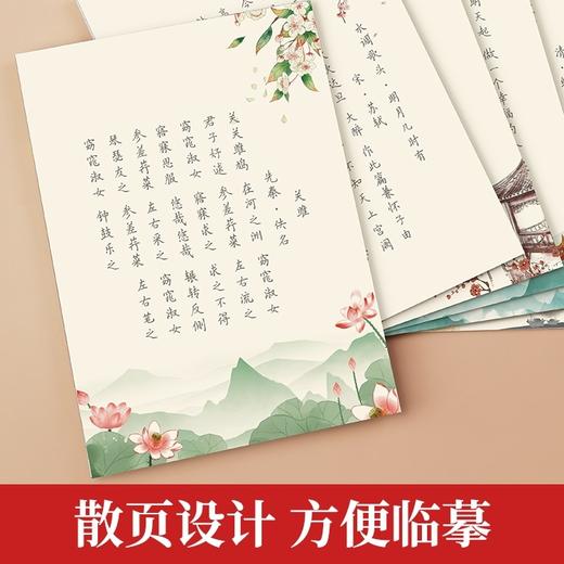 【书行】簪花小楷-成人古风精品礼盒装练字帖！ 商品图0