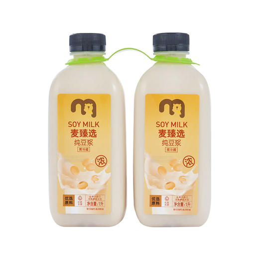 MC 麦德龙 麦臻选纯豆浆1l*2 商品图0