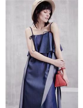 百货世界-YARVE 深蓝连衣裙