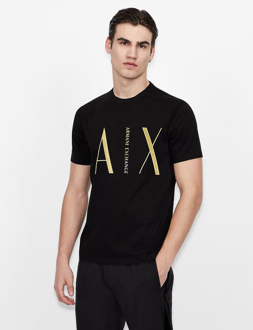 阿玛尼（ARMANI）男士T恤 奢侈品字母印花图案 短袖 98467 商品图5