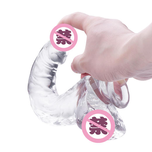 大号JJ水晶仿真假阳具 液态硅胶 亲肤肉感 商品图2