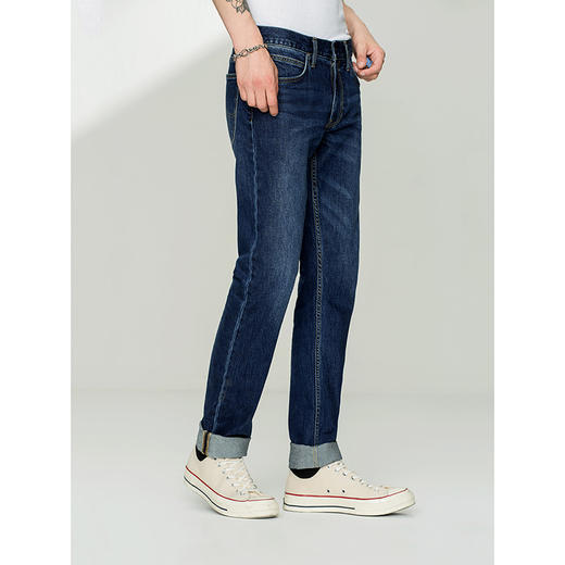 Lee商场同款21秋季新品726标准直脚蓝色男牛仔裤LMB1007263SP00FA00281 商品图4