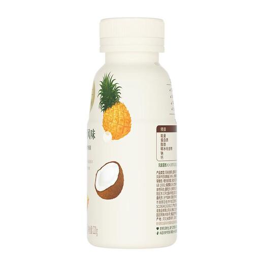 北海牧场椰子菠萝发酵乳220g/瓶 商品图1