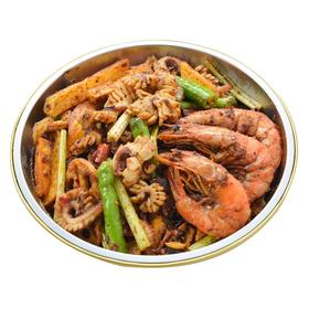 干锅鱿鱼虾 约500g/份【半成品—需加熟食用】