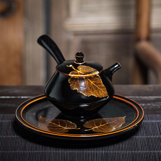 非白造物丨桑叶双叶 壶承 茶盘  茶托   商品图3