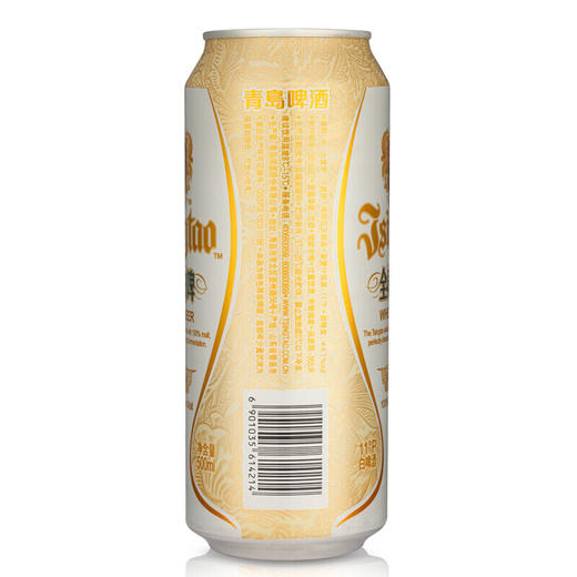 【青岛啤酒】 全麦白啤 11度 500ml*12听 商品图4
