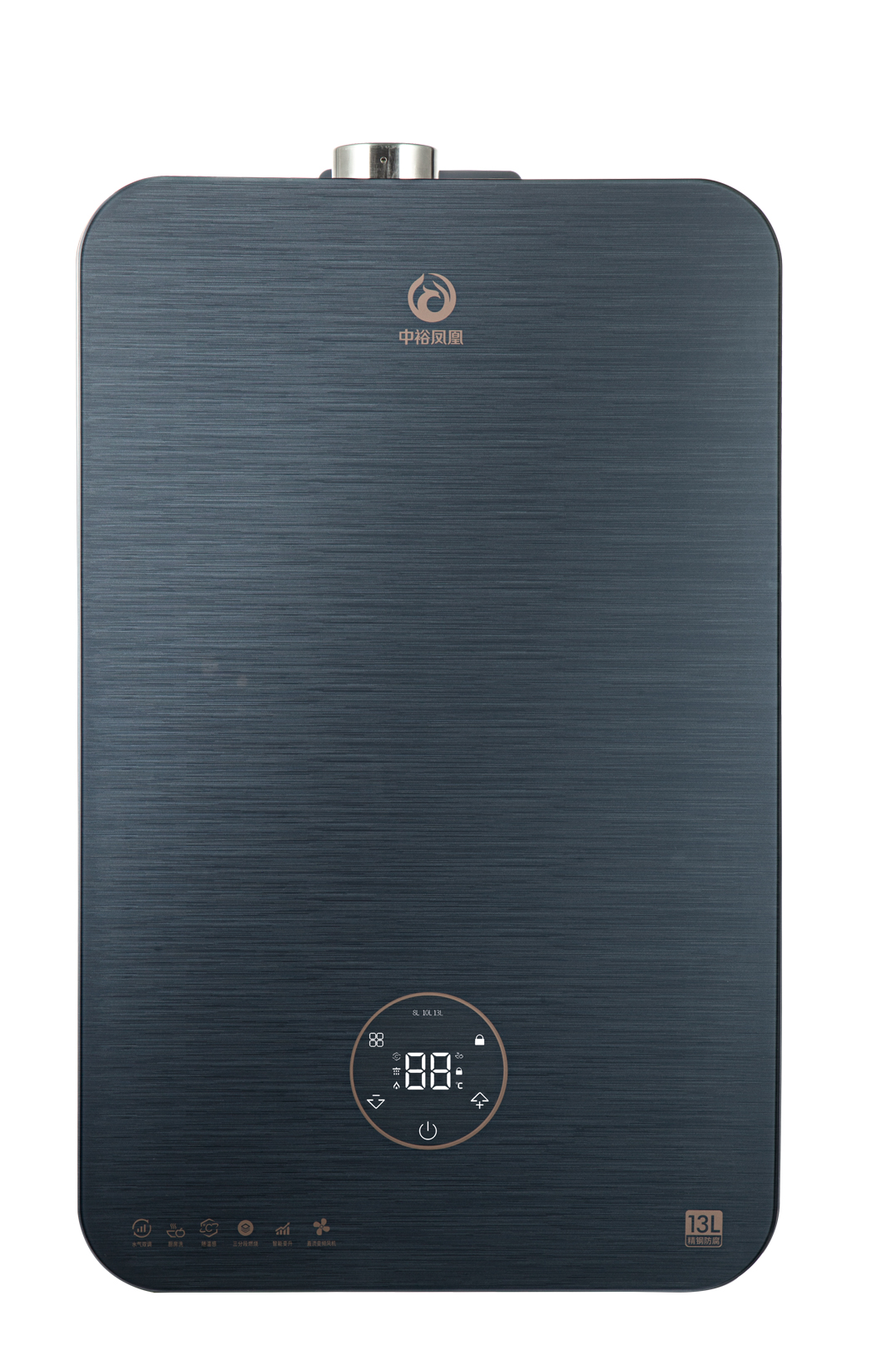 中裕凤凰玻璃款热水器JSQ25-Q13D6/JSQ30-Q16D6