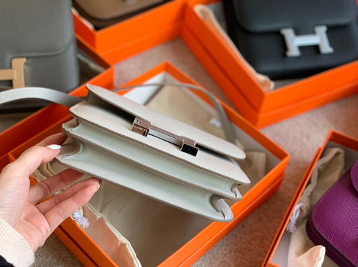 高定康康出货 〰️山羊皮珍珠灰 商品图5