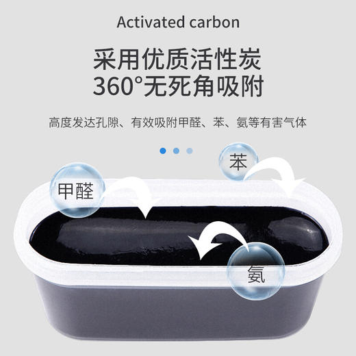 兔之力冰箱除味剂盒装（黑碳）150g（拍一发三） 商品图3