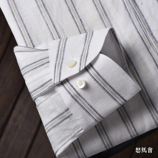 Flamenco 高支数法国亚麻意式工艺衬衫 商品图2