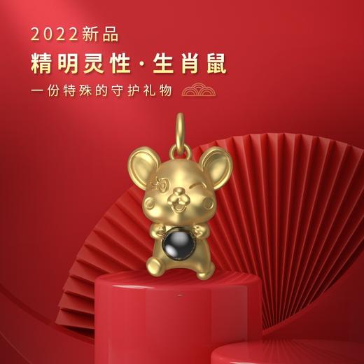 清仓特价：(8合1)楞大隨生肖银项链电镀金 吉祥物属相吊坠 守护投影石挂件 商品图1