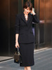 黑色职业西装套装女新款早秋高端气质名媛商务西服正装 商品缩略图1