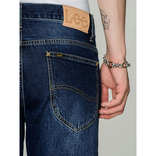 Lee商场同款21秋季新品726标准直脚蓝色男牛仔裤LMB1007263SP00FA00281 商品图3